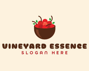 Sweet Cherry Bowl logo design