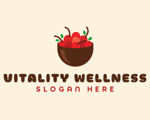 Sweet Cherry Bowl logo design