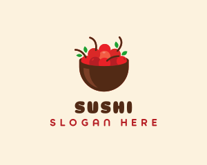 Sweet Cherry Bowl logo design