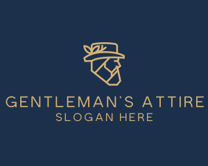 Gentleman Barber Salon logo design