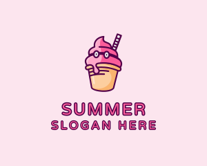 Ice Cream Cone logo design