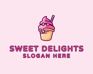 Ice Cream Cone logo design