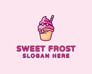 Ice Cream Cone logo design