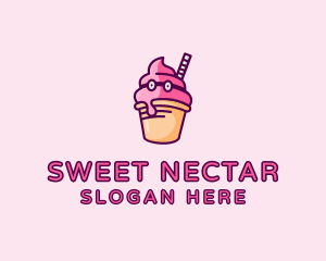 Ice Cream Cone logo design