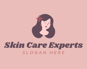 Beautiful Female Cosmetics Spa logo design