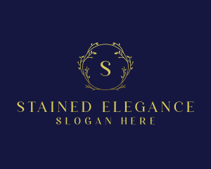 Upscale Floral Wreath logo design