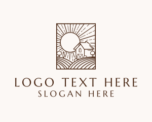 Barn - Countryside Farm Barn logo design