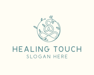 Yoga Floral Spa logo design