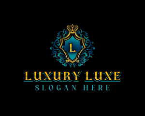 Luxury Royal Shield logo design