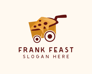 Pizza Food Cart  Logo