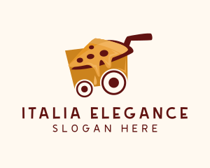 Pizza Food Cart  logo design