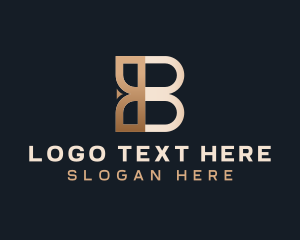 Interior Design Contractor Letter B Logo