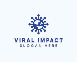 Outbreak - Global Virus Pandemic logo design