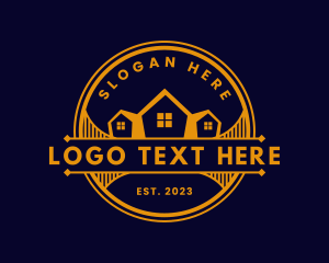 Roof - Realty Roof House logo design