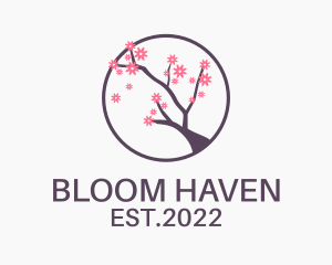 Sakura Flower Garden  logo design