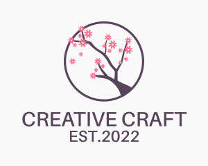 Bloom - Sakura Flower Garden logo design