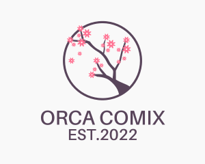 Branch - Sakura Flower Garden logo design