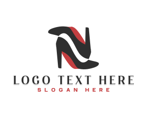 Stiletto - Fashion Woman Stiletto logo design