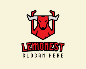 Rage - Angry Bull Horns logo design