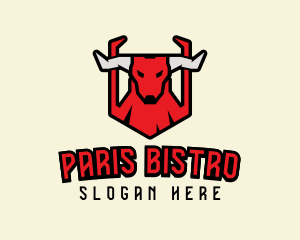 Angry Bull Horns logo design