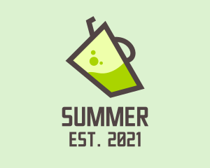 Lime Juice Drink logo design