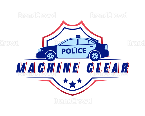 Police Car Patrol Logo