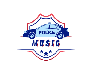Police Hat - Police Car Patrol logo design