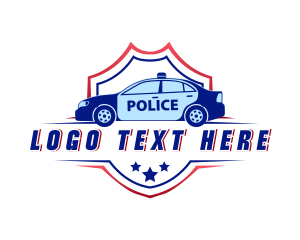 Police Car Patrol Logo