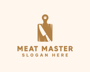 Cutting Board Knife logo design