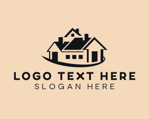 Village - Mansion House Property logo design