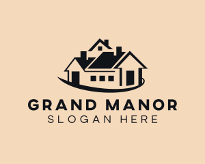 Mansion - Mansion House Property logo design