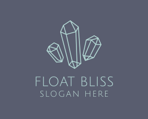 Floating  Crystals Boutique  logo design