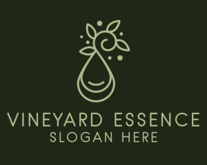 Herbal Massage Oil  logo design