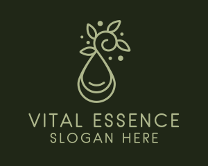 Herbal Massage Oil  logo design