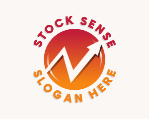 Stocks - Statistics Arrow Letter N logo design