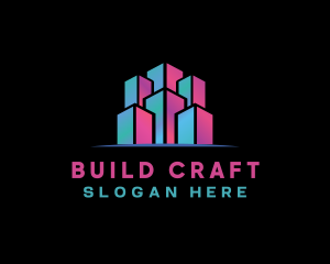 City Building Skyscraper logo design