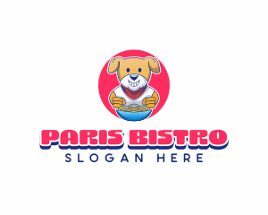 Dog Noodle Bowl logo design