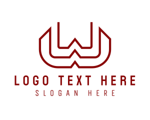 Legal - Industrial Manufacturer Letter W logo design