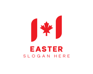 Flag - Canadian Flag Nation logo design