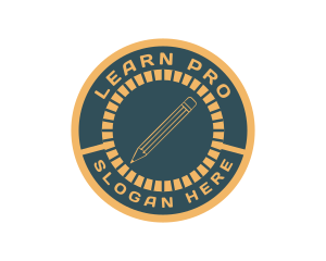 Teach - Educational Writing Pencil logo design