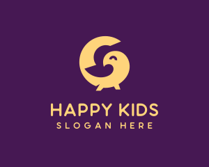 Wildlife Happy Animal logo design