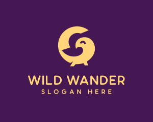 Wildlife Happy Animal logo design