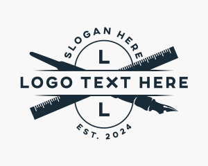 Literature - Pen Ruler Education logo design