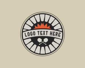 Pizza Flame Oven logo design