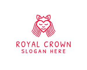 Royal Heart Salon logo design