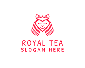 Royal Heart Salon logo design