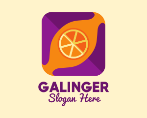 Mobile App - Orange Fruit Mobile App logo design
