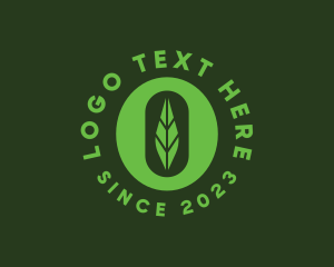 Agriculturist - Herbal Gardening Letter O logo design