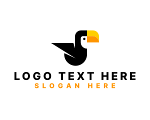 Animal Conservation - Toucan Avian Bird logo design