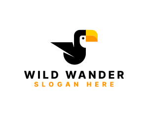 Toucan Avian Bird logo design